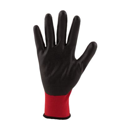 Red Smooth Nitrile Coated General Handling Gloves (12 Gloves)